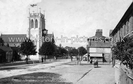 St. John's Church, High Street, Epping. Essex. c.1912